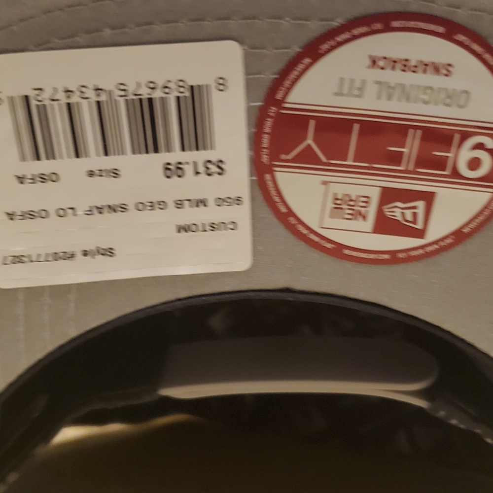 NWT New Era LA Snapback Cap Retail $32.00 brand new never worn very rare pattern - Picture 12 of 13